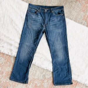 Levi's 527 Dark Blue Slim Bootcut Jeans 36x30